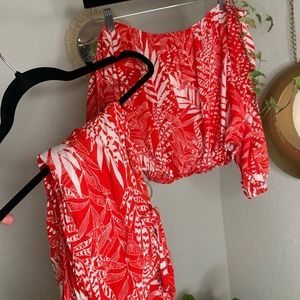 TROPICAL PATTERNED TWO PIECE